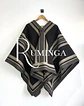 Poncho extra fino oveja con huincha - Miniatura 1