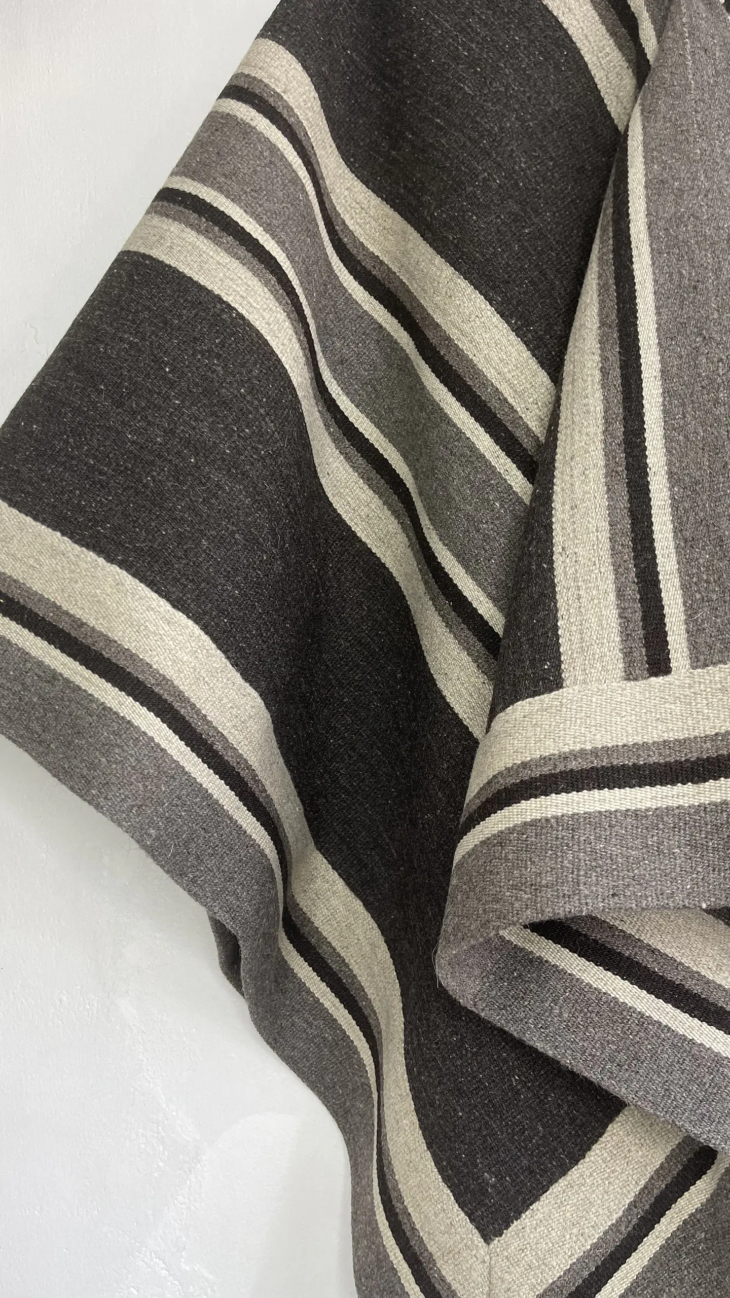 Poncho extra fino oveja con huincha 2
