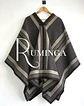 Poncho extra fino oveja con huincha - Miniatura 1