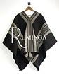 Poncho extra fino oveja con flecos - Miniatura 1