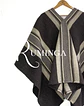 Poncho extra fino oveja con flecos - Miniatura 4