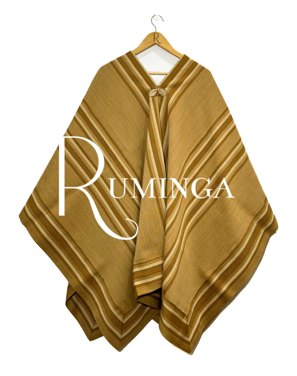 Poncho fino oveja con huincha  1