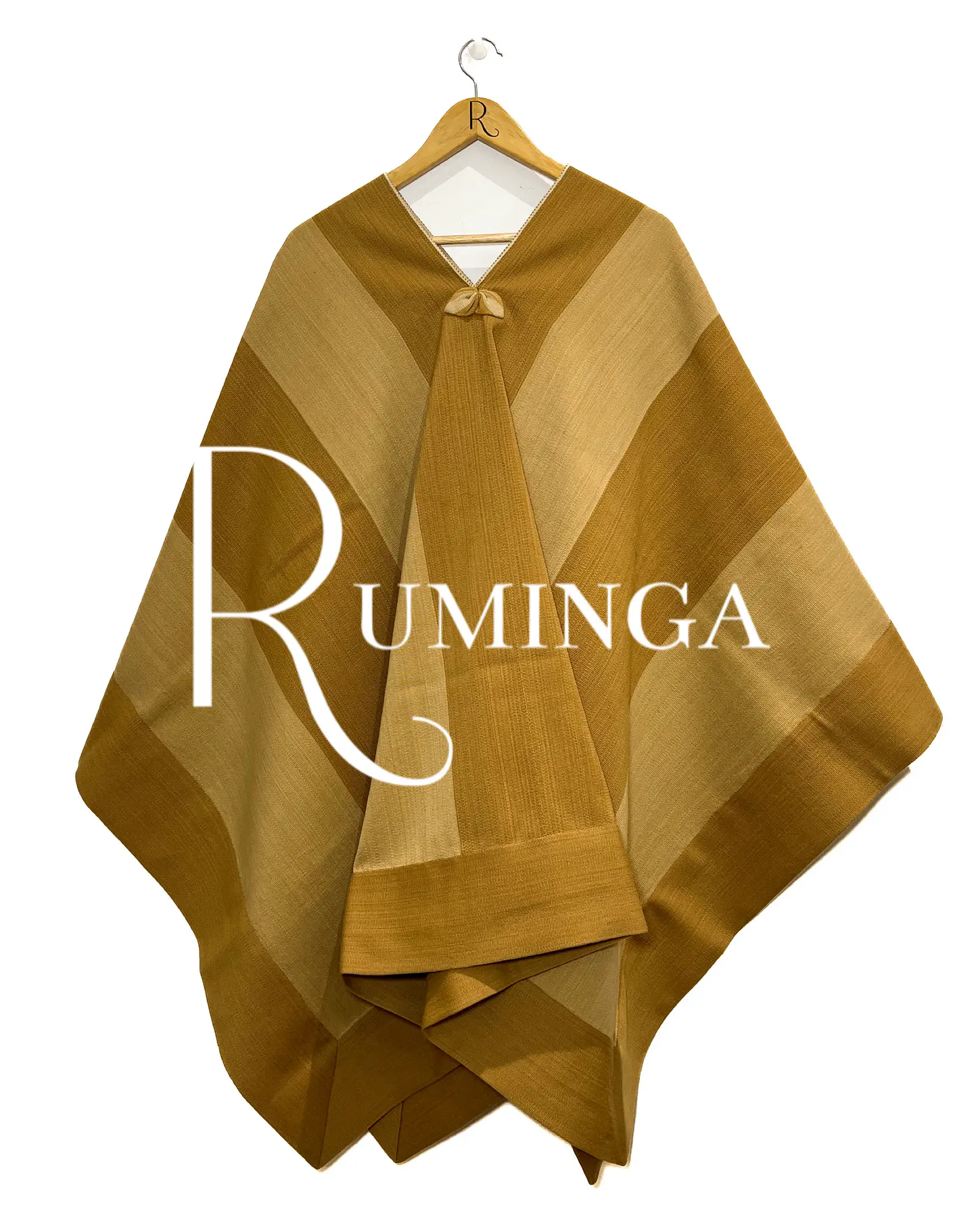Poncho fino oveja con huincha 1