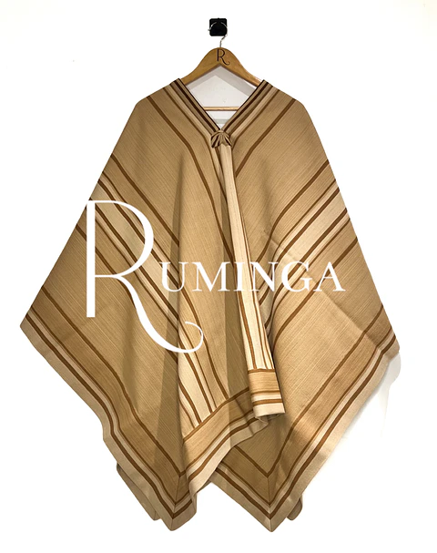 Poncho fino oveja con huincha