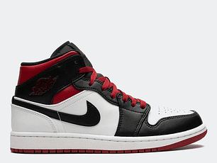JORDAN 1 MID GYM RED BLACK TOE