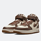 NIKE AIR FORCE 1 MID '07 LX BROWN PLAID - Miniatura 4