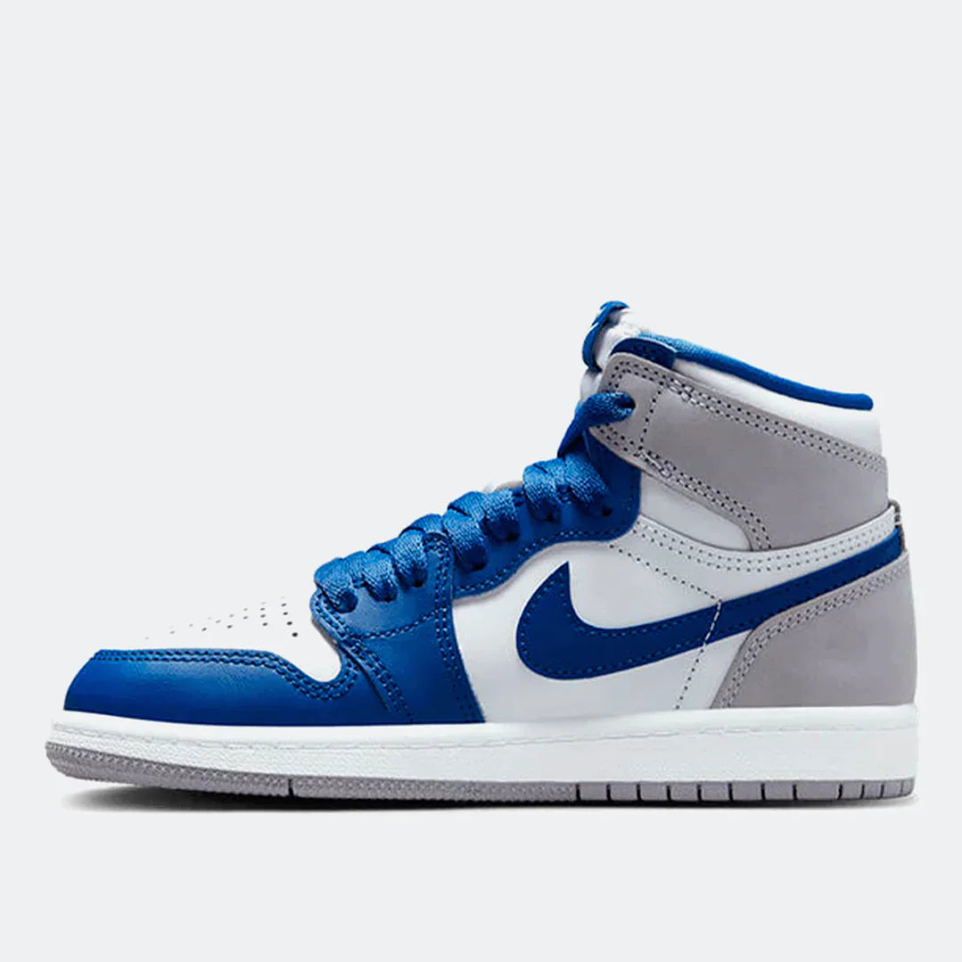 JORDAN 1 RETRO HIGH OG TRUE BLUE - NIÑOS 5