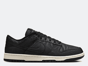 NIKE DUNK LOW RETRO PREMIUM BLACK CANVAS