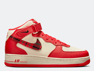 NIKE AIR FORCE 1 MID PLAID