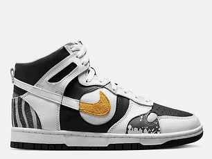 NIKE DUNK HIGH SEE-THRU REVERSE PANDA - MUJER