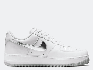 NIKE AIR FORCE 1 CM METALLIC SILVER
