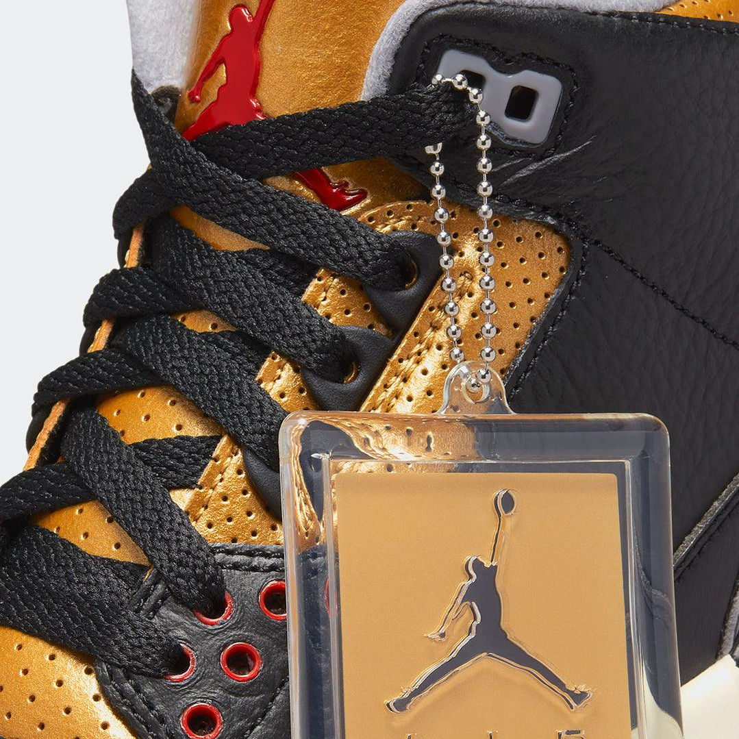 JORDAN 3 RETRO BLACK CEMENT GOLD - MUJER 3