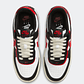 NIKE AIR FORCE 1 SHADOW BLACK/UNIVERSITY RED - MUJER - Miniatura 7