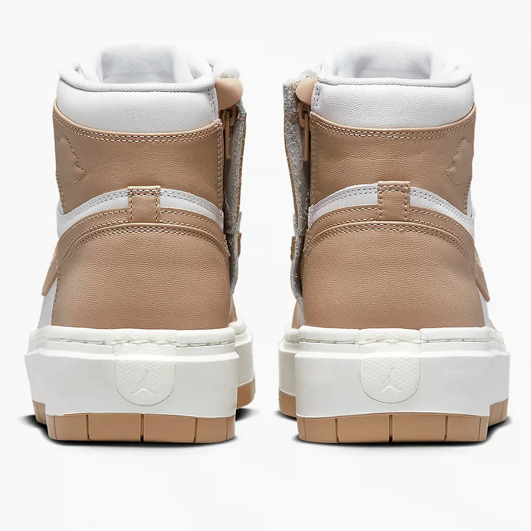 JORDAN 1 ELEVATE MID WHITE DESERT - MUJER 5