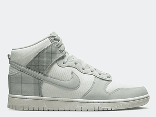 NIKE DUNK HIGH SE TARTAN PLAID WHITE