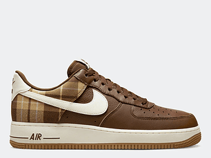 NIKE AIR FORCE 1 '07 LX CACAO PLAID