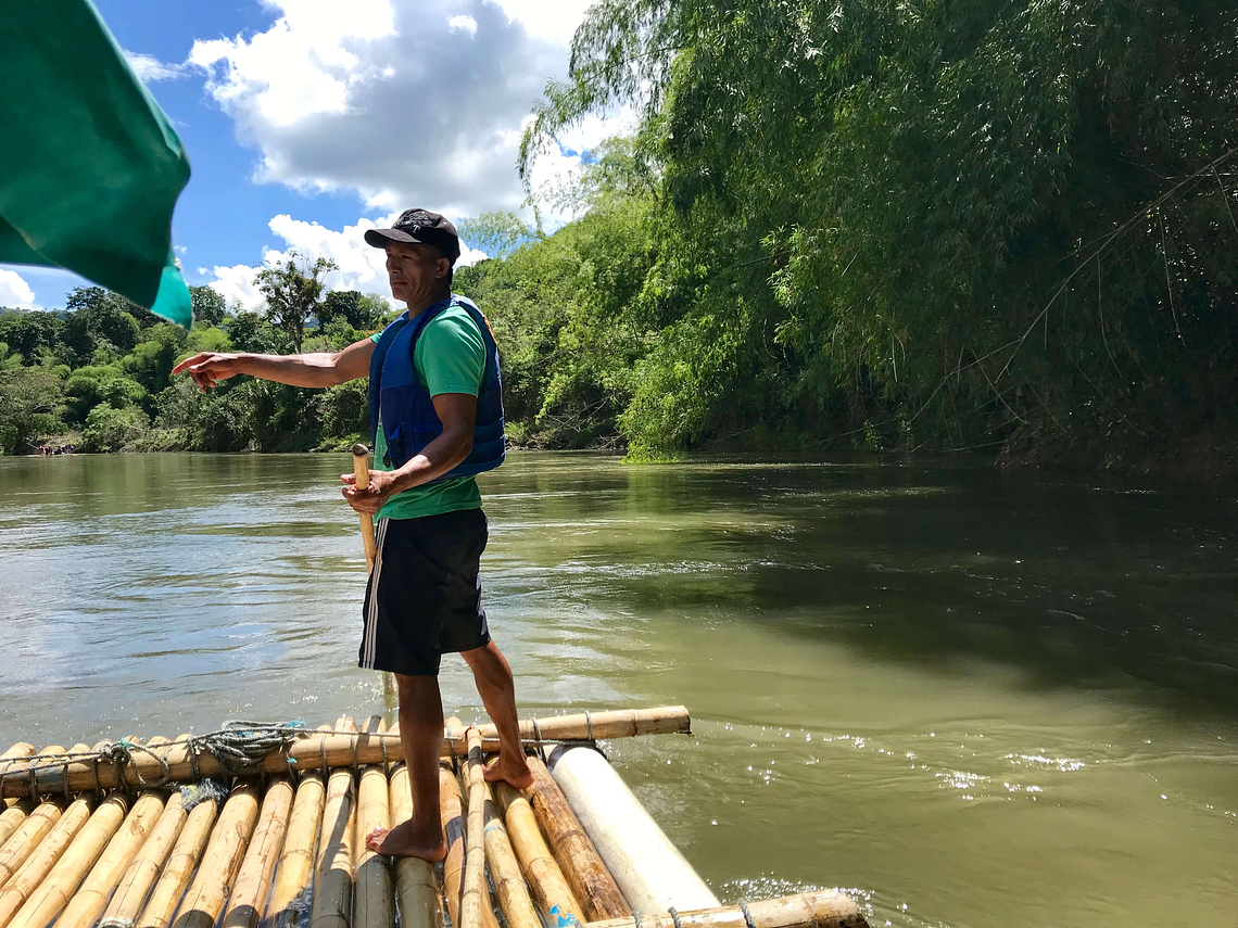 Balsaje on the La Vieja River