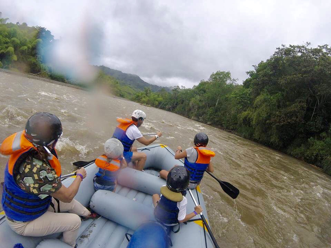 Rafting (Canoeing) On The La Vieja River