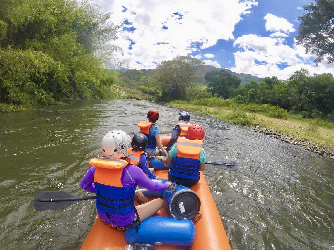 Rafting on the La Vieja River