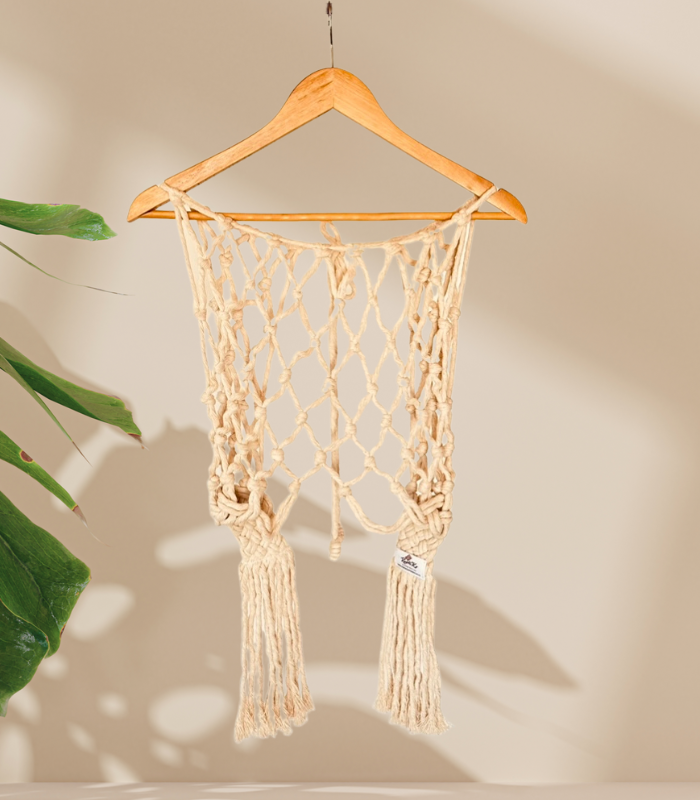 ORGÁNICA TOP RED MACRAMÉ