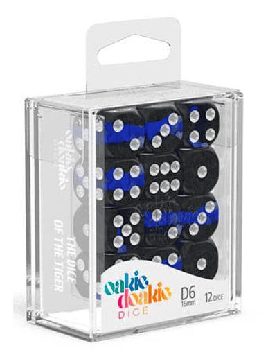 DADOS D6 16mm. 12 DICE. - Sapphire