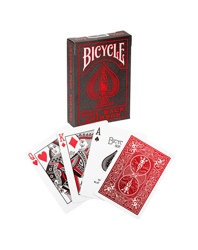 Naipes Bicycle Ultimates - MetalLuxe Crimson