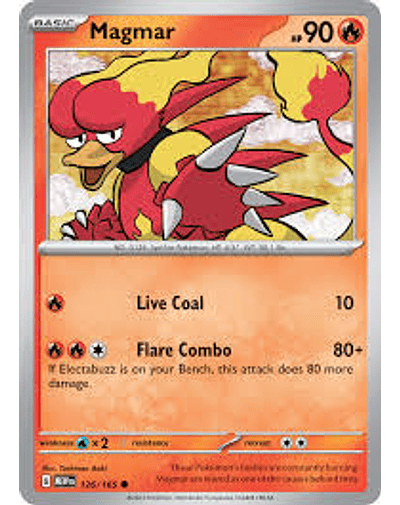 Magmar - 126/165 