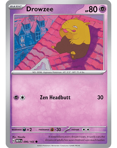 Drowzee 096/165
