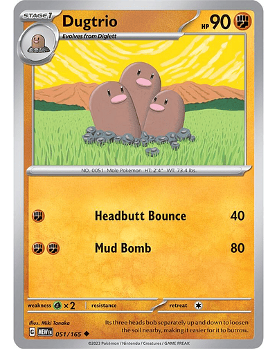Dugtrio 051/165