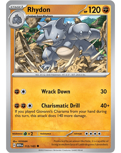 Rhydon 112/165