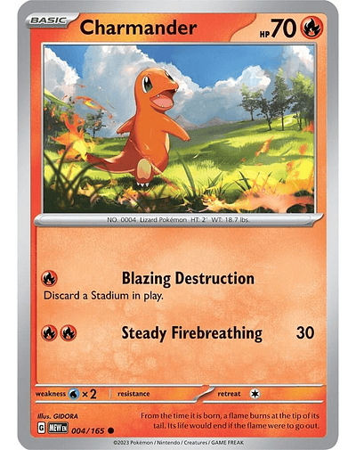 Charmander 004/165
