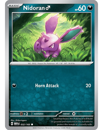 Nidoran M 032/165