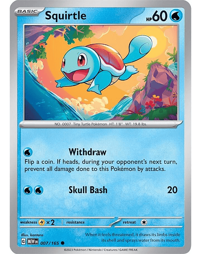 Squirtle 007/165