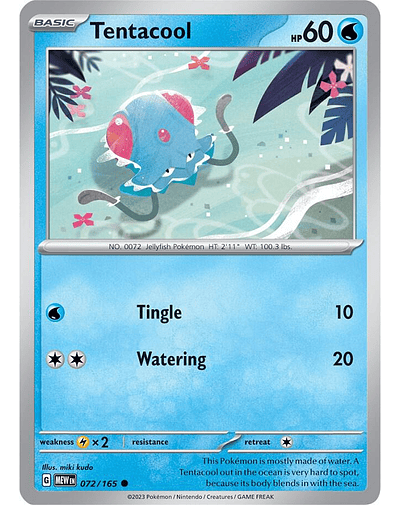 Tentacool 072/165