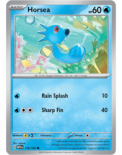 Horsea - 116/165