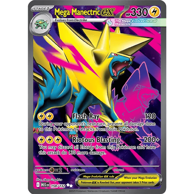 Mega Manectric ex - 158/132