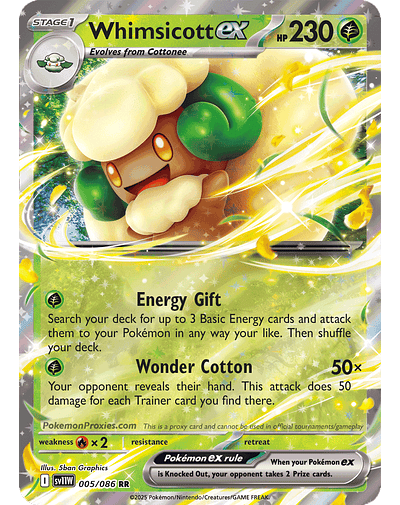 Whimsicott EX - 005/086