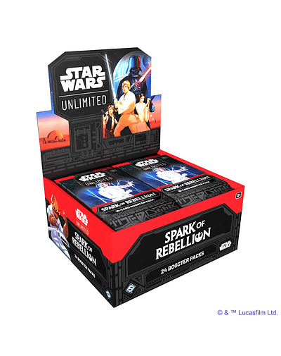 STAR WARS UNLIMITED - SPARK OF REBELLION BOOSTER DISPLAY INGLÉS