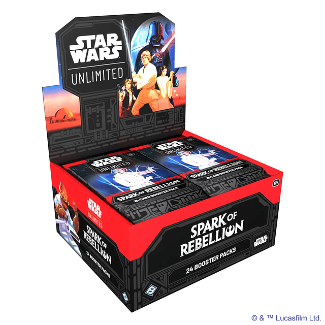 STAR WARS UNLIMITED - SPARK OF REBELLION BOOSTER DISPLAY INGLÉS