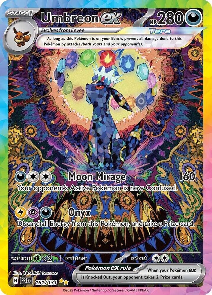 ポケモンカードゲーム Umbreon ex SIR PRE 161/131 JAPAN version Umbreon ex - 161/131