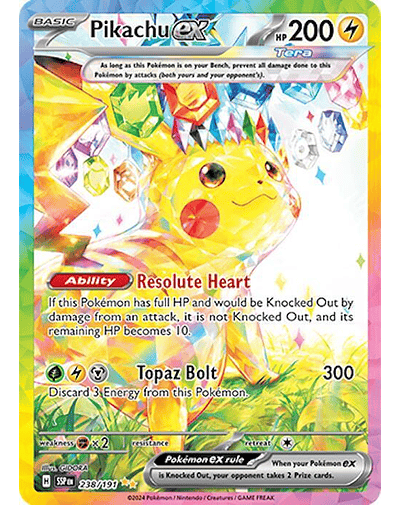 Pikachu ex - 238/191