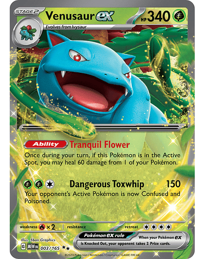 Venusaur ex - 003/165