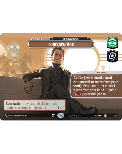 Dryden Vos - I Never Ask Twice (Showcase Leader) 