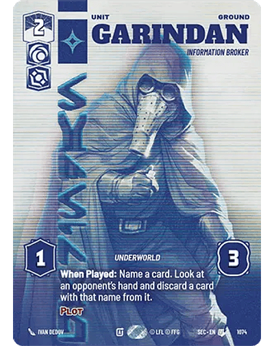 Garindan - Information Broker (Prestige) 