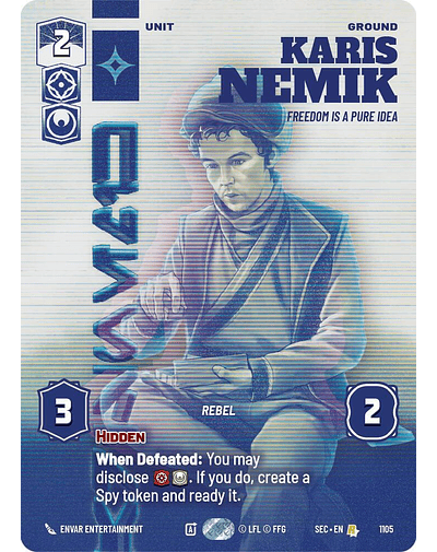 Karis Nemik - Freedom is a Pure Idea (Prestige Foil)