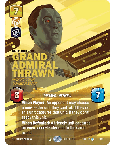 Grand Admiral Thrawn - Grand Schemer (Prestige Foil)