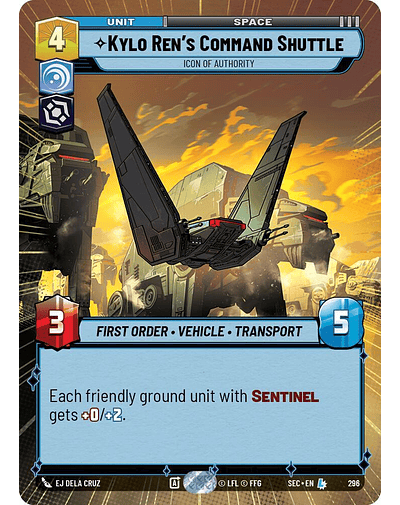 Kylo Ren's Command Shuttle - Icon of Authority (Hyperspace)