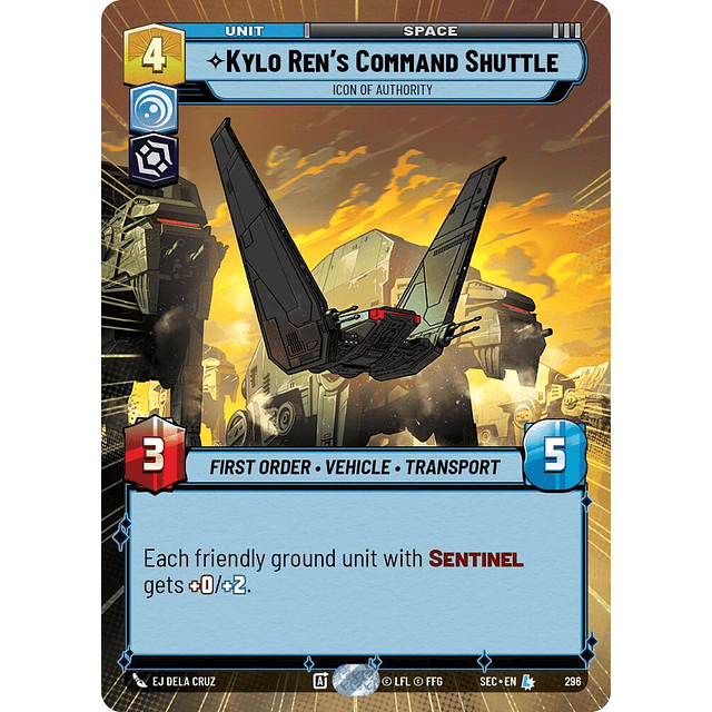 Kylo Ren's Command Shuttle - Icon of Authority (Hyperspace)