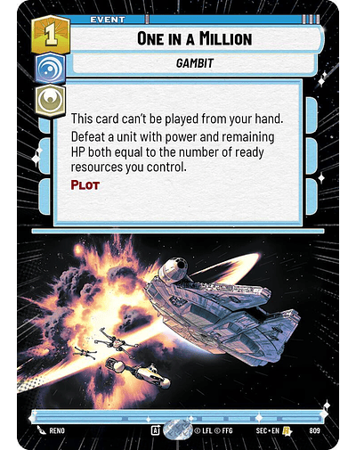 One in a Million (Hyperspace Foil) 