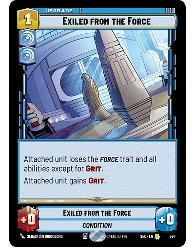 Exiled from the Force (Foil) 
